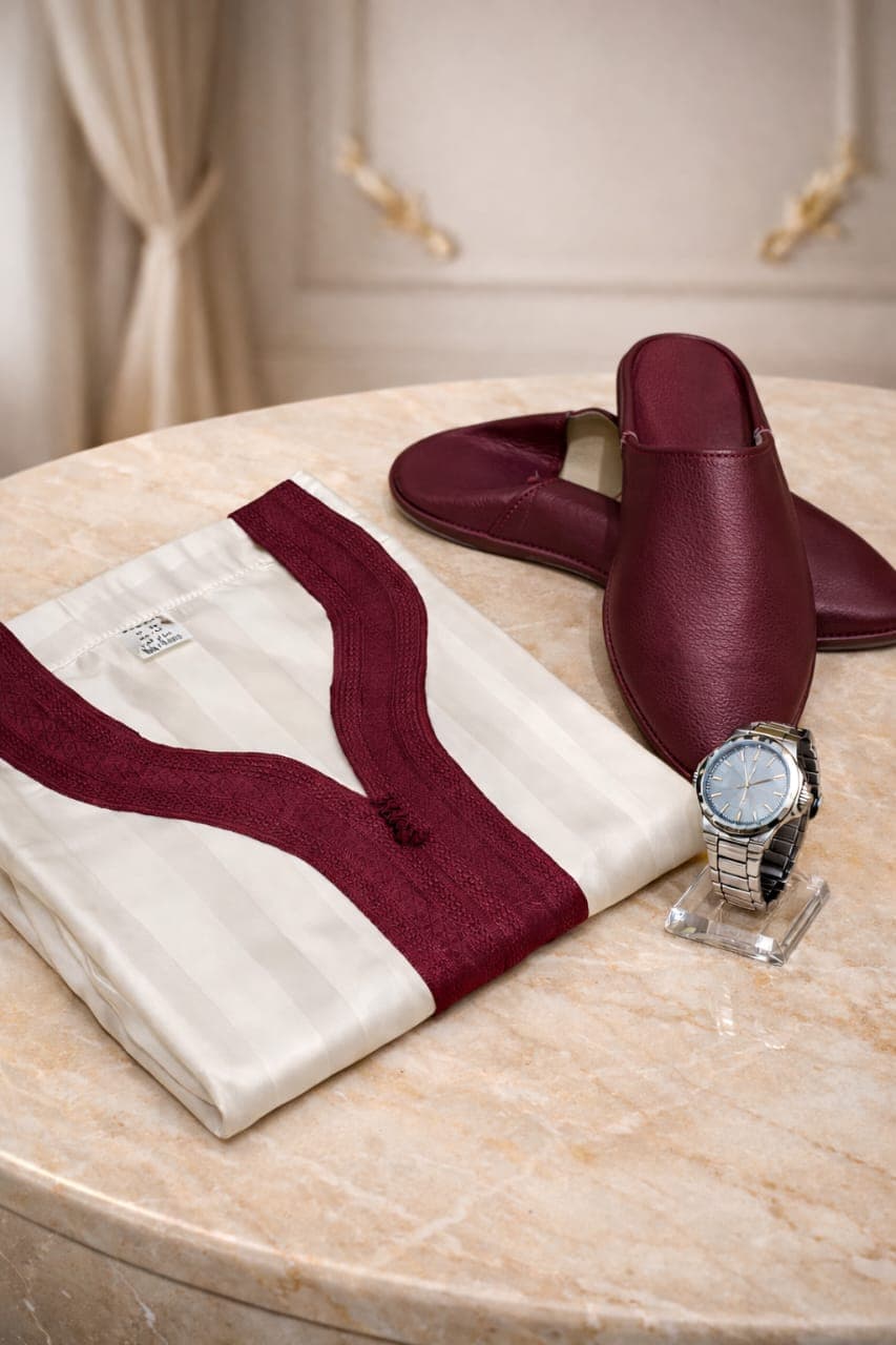 باك كندورة و بلغة و ساعة